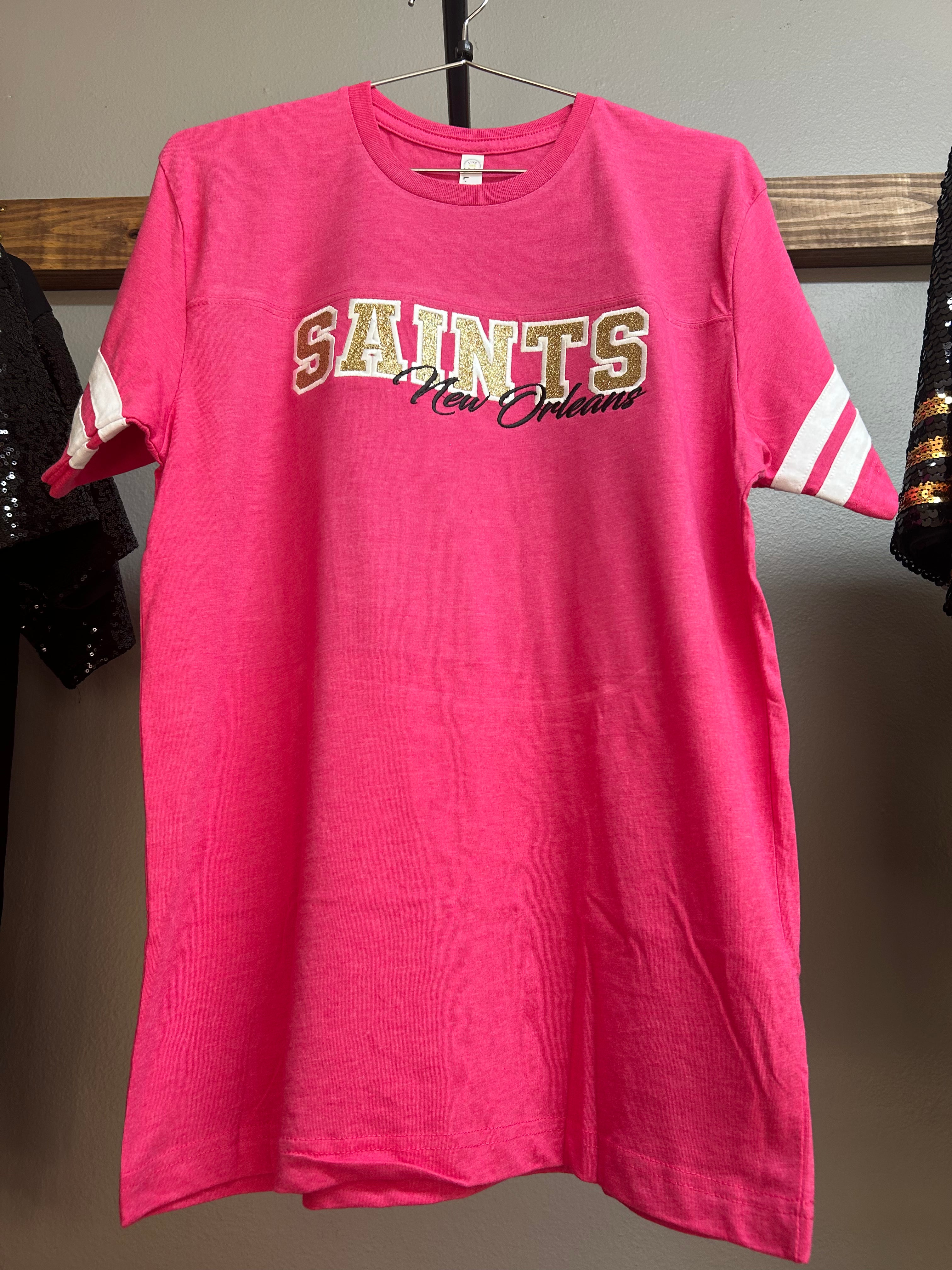 Pink October Saints Jersey Tee