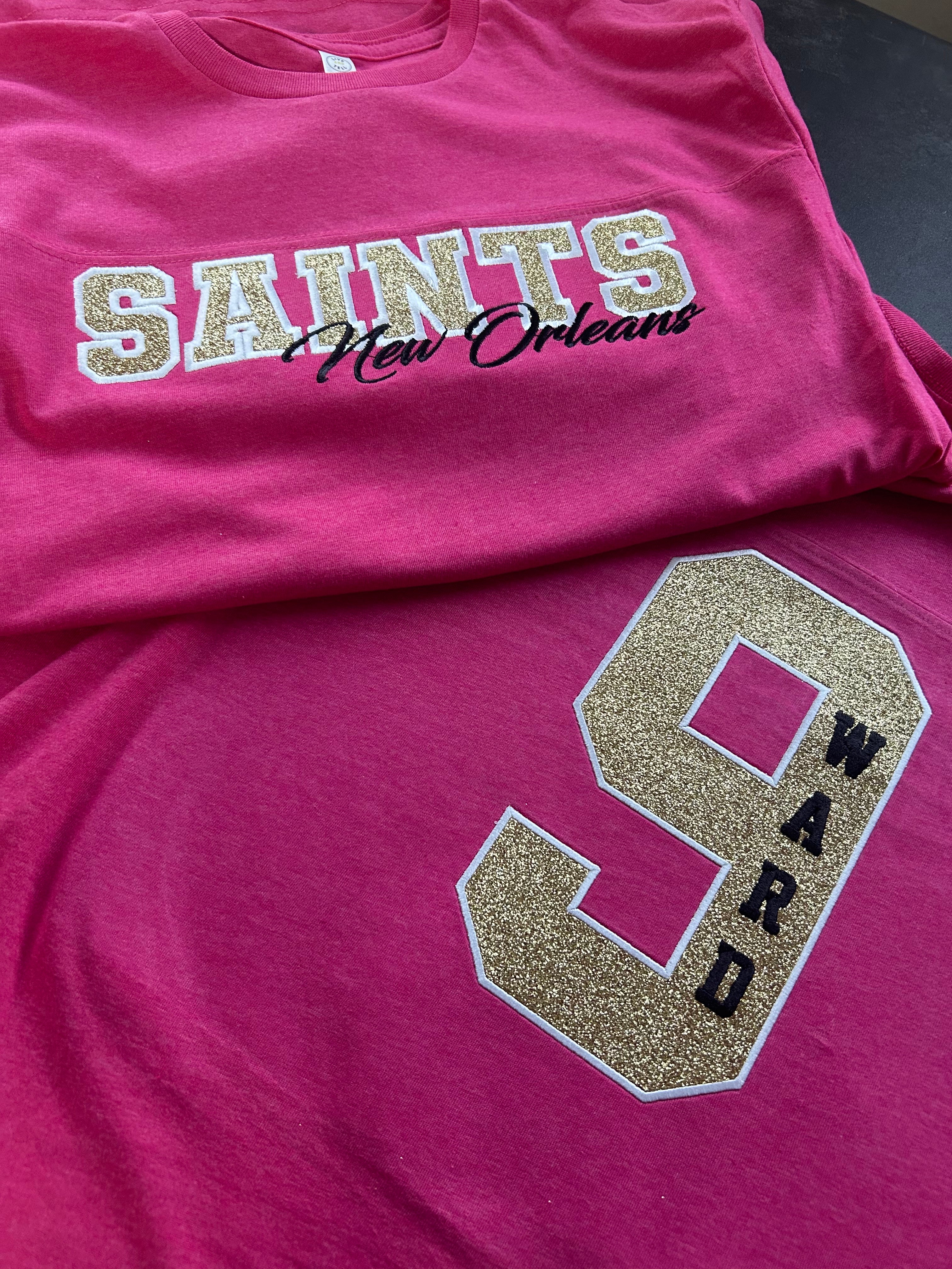 Pink October Saints Jersey Tee